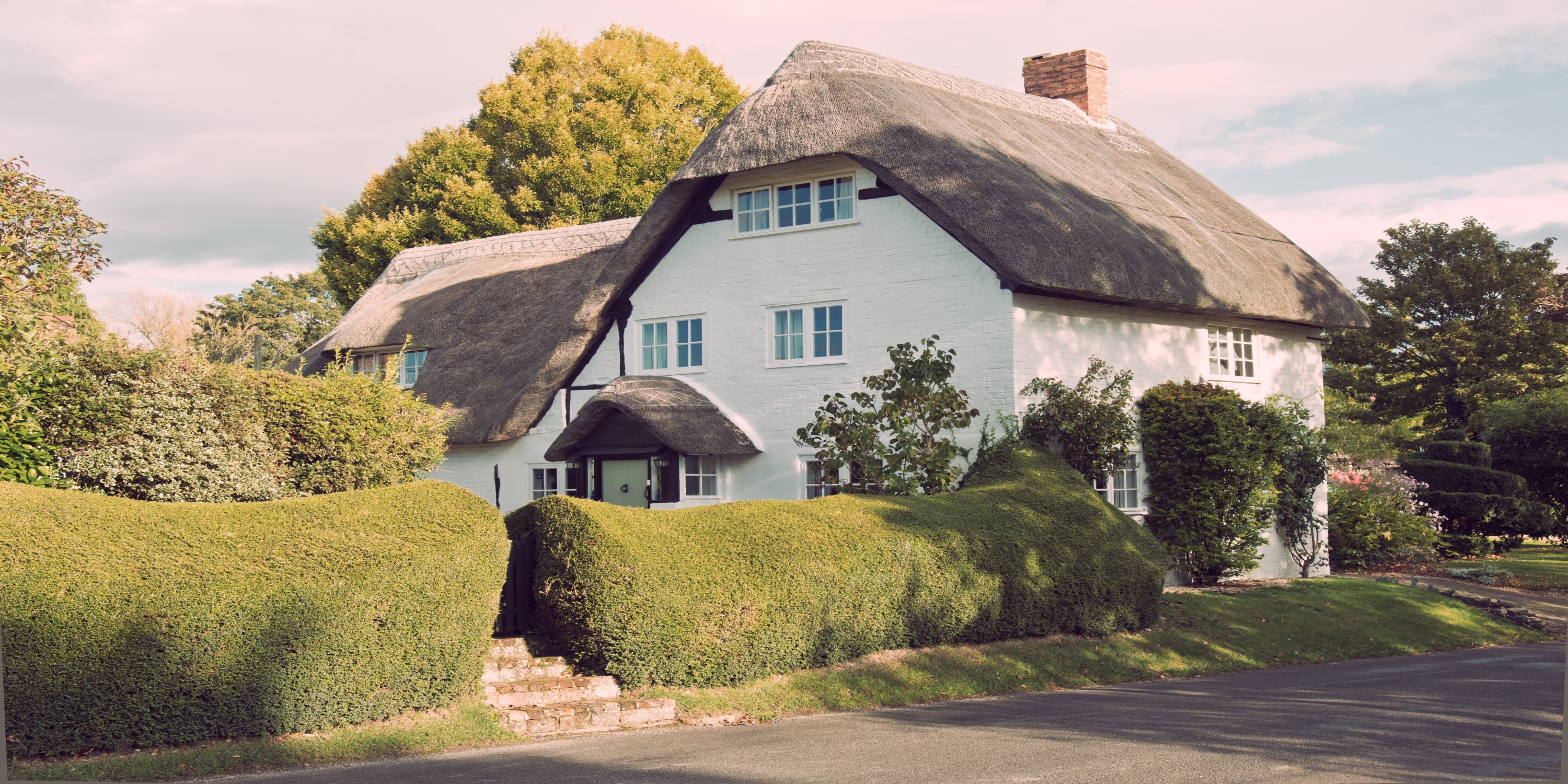 landelijke gevel villa